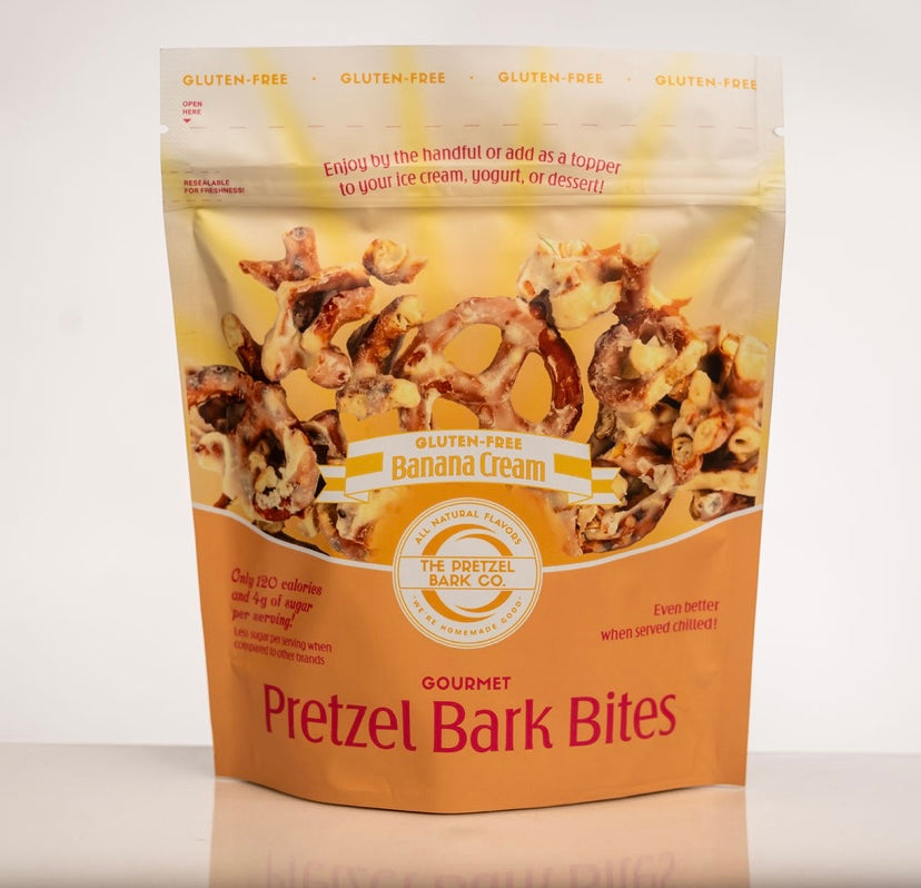 Our Banana Cream Gluten-Free Gourmet Pretzel Bites (16oz)