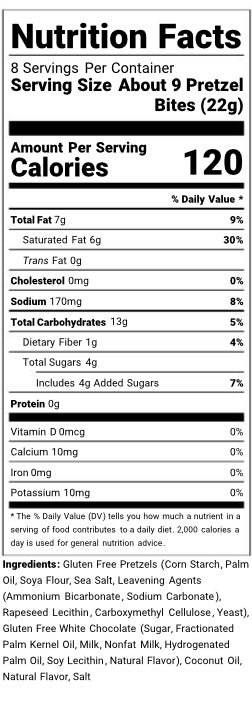 Our Caramel Sea Salt Gourmet Pretzel Bark Bites (160z)