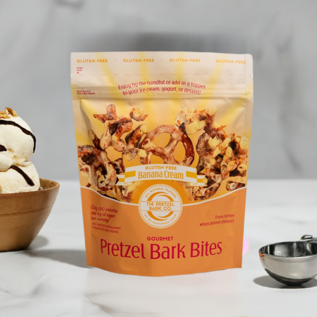 Our Banana Cream Gluten-Free Gourmet Pretzel Bites (16oz)